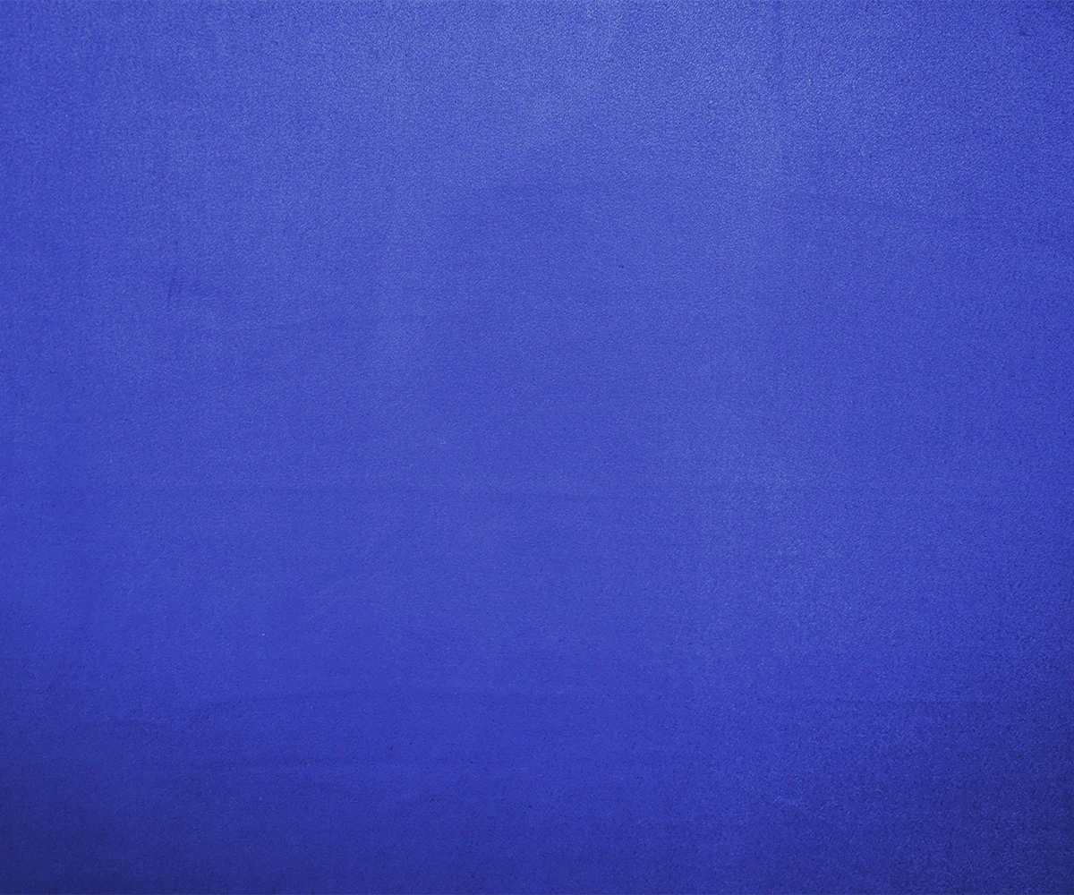 Blue Stretch Spandex Solid Microsuede Knit Fabric - Image 3