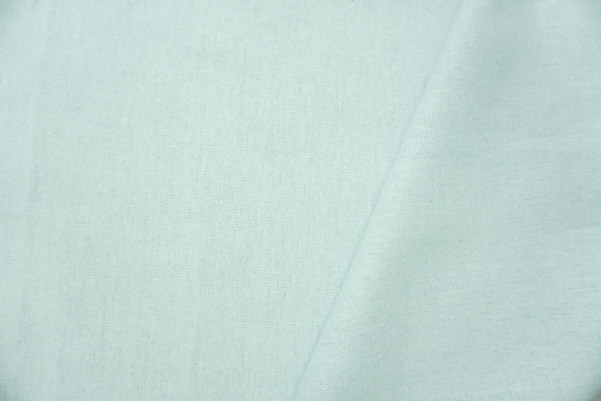 Blue Washed Rayon Linen Solid Reorderable Woven Fabric - Image 2