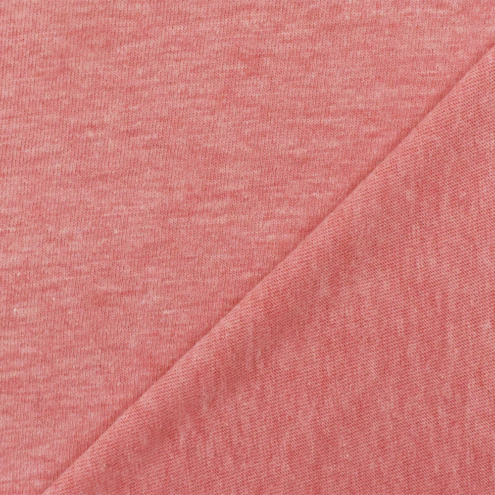 Bow Pink Texture Stretch Jersey Knit Fabric - Image 2