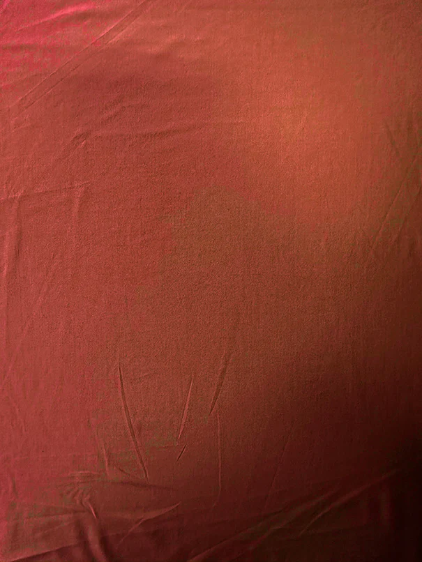 Brick Red Solid ITY Jersey Knit Fabric - Image 2