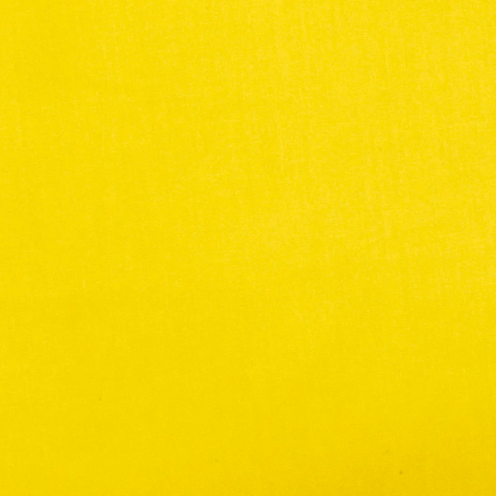 Bright Yellow Solid Stretch Cotton Poplin Woven Fabric - Image 2