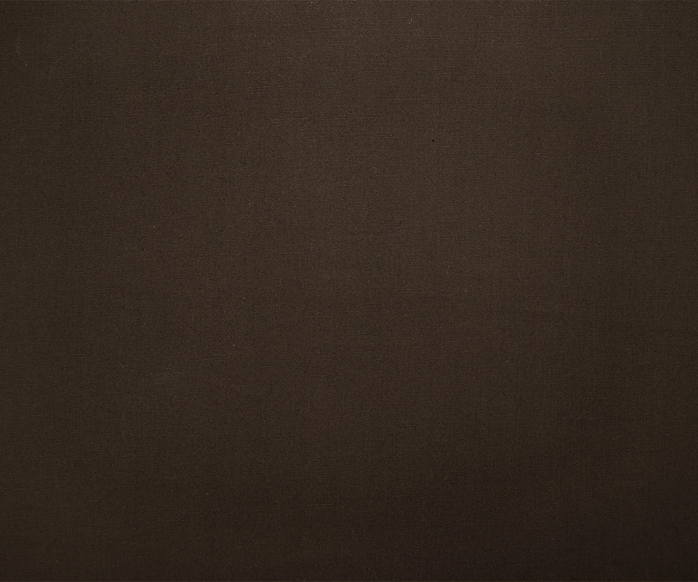 Brown Cotton Solid Stretch Spandex Poplin Woven Fabric - Image 3