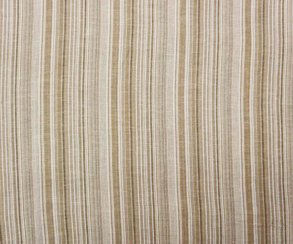 Brown Famous Maker Cotton Stripe Slub Woven Fabric - Image 4