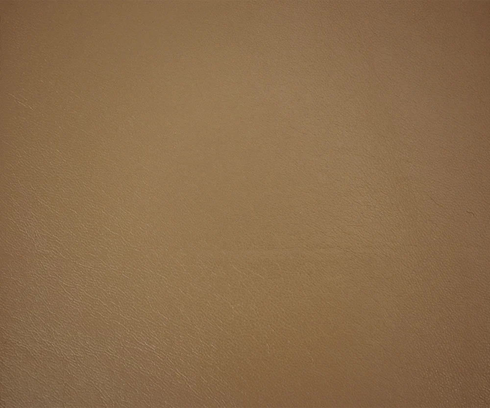Brown Famous Maker Solid Recycled Leather and Polyurethane Blend Fabric - Image 4