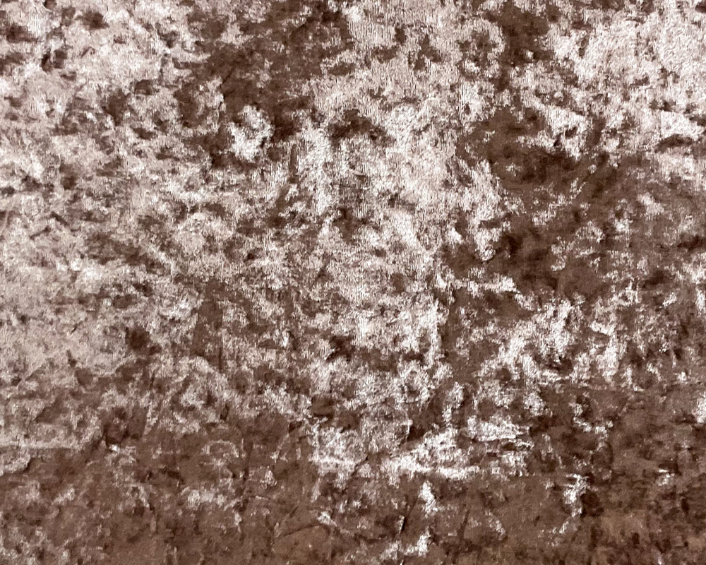 Brown Poly Spandex Stretch Crushed Velvet Knit Fabric - Image 4