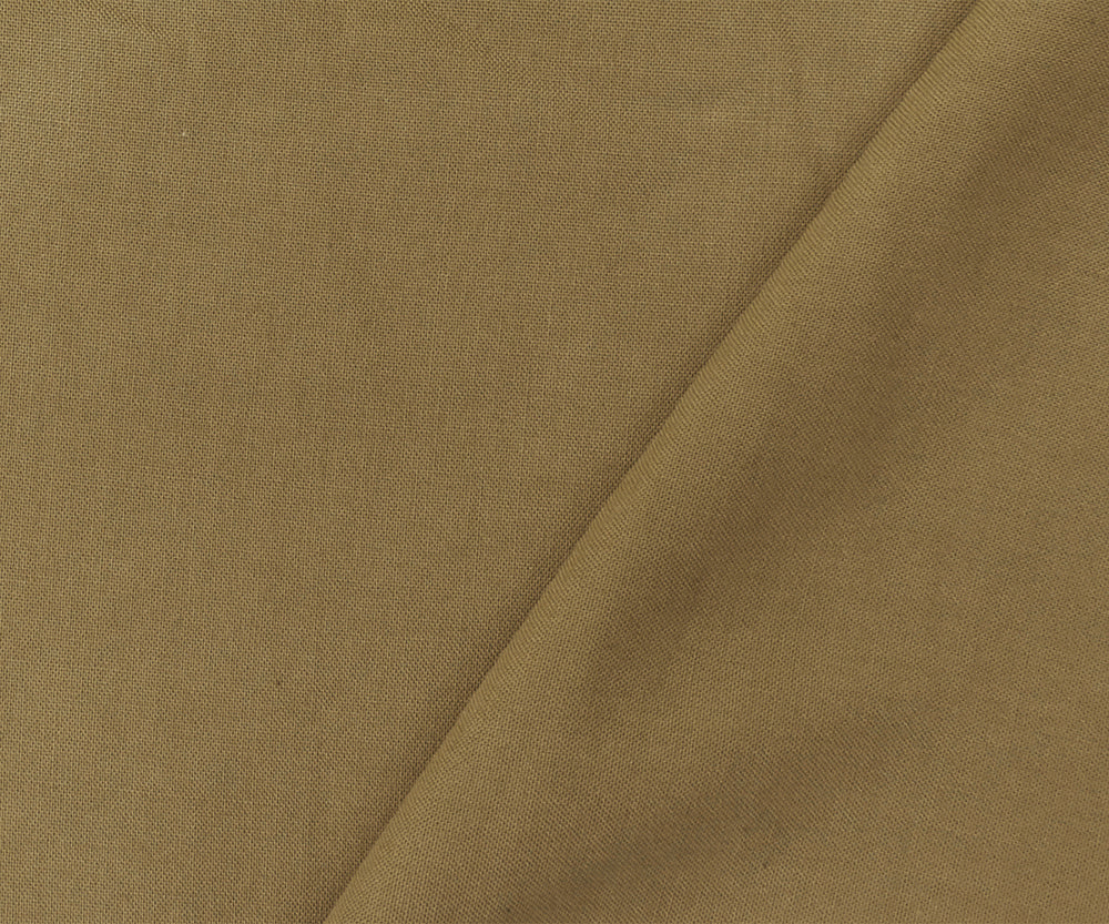 Brown Rayon Challis Solid Woven Fabric - Image 2