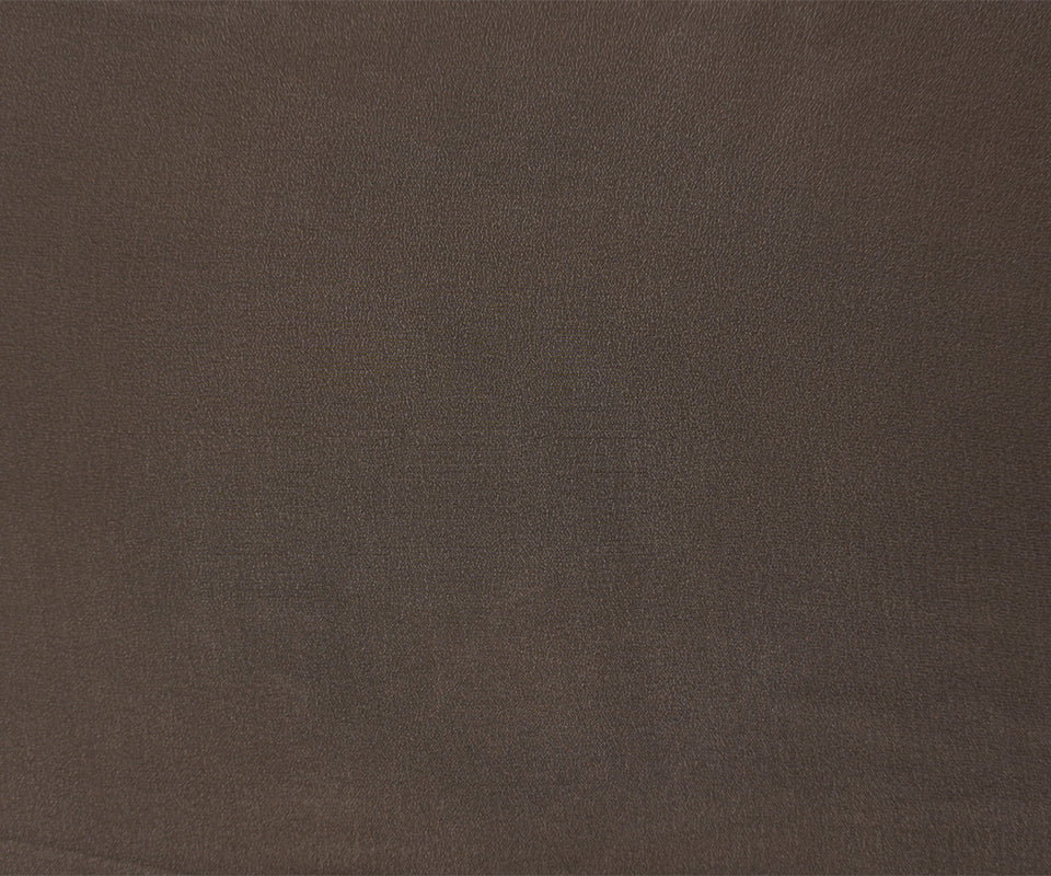 Brown Silk Washed Crepe De Chine Woven Fabric - Image 4