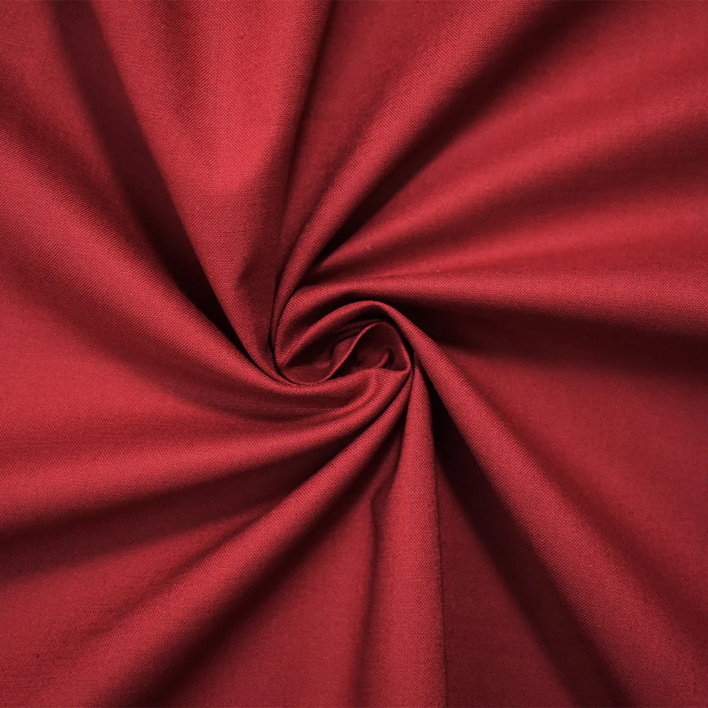 Burgundy Red Cotton Solid Quality Quilting Woven 10 YD Bolt Fabric