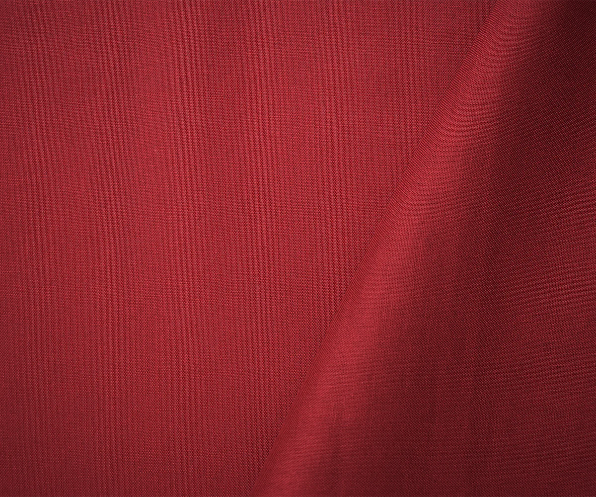 Burgundy Red Cotton Solid Quality Quilting Woven 10 YD Bolt Fabric - Image 2