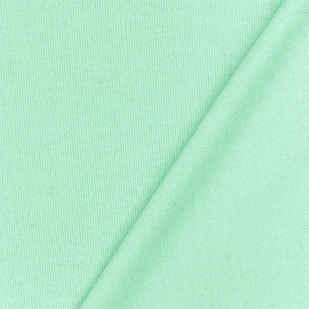 Cool Mint Green Solid Stretch Rayon Jersey Knit Fabric - Image 3