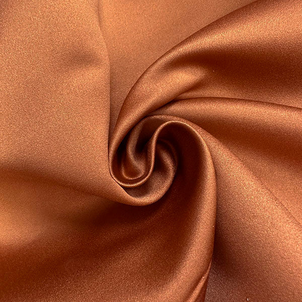 Copper Marquis Satin Fabric