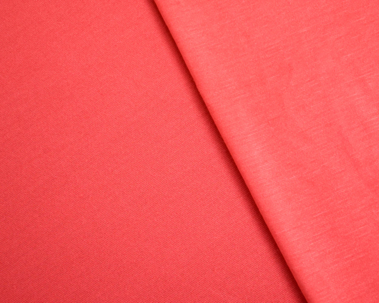 Coral Pink Bamboo Stretch Spandex Solid Jersey Knit Fabric - Image 2