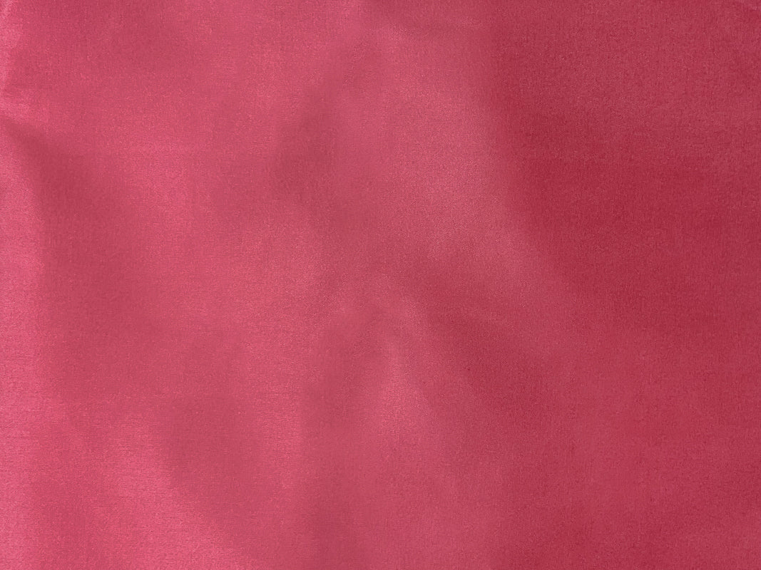 Coral Red Poly China Silk Lining Woven Fabric - Image 3