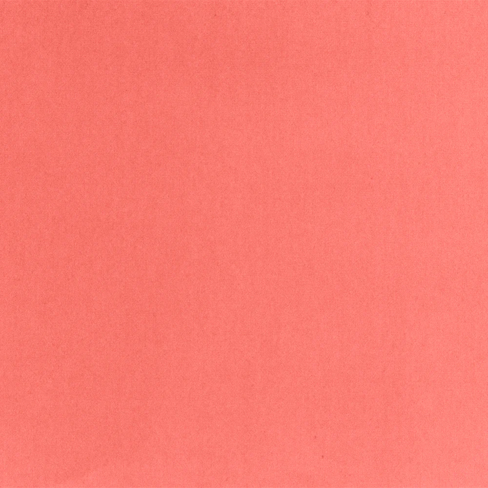 Coral Reef Pink Solid Stretch Cotton Blend Broadcloth Woven Fabric - Image 4