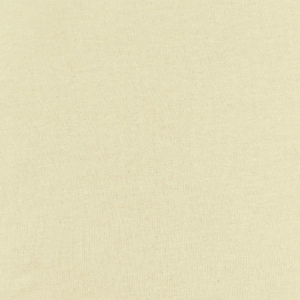 Cream Ivory Solid Stretch 1x1 Rib Knit Fabric - Image 2