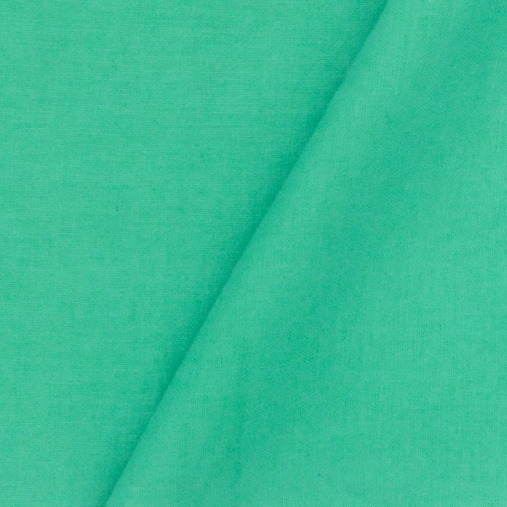 Crystal Teal Cotton Slubbed Stretch Shirting Woven Fabric - Image 3