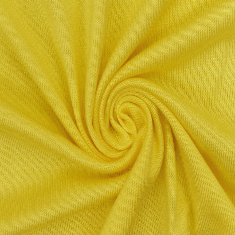 Cyber Yellow Stretch Rayon Jersey Knit Fabric