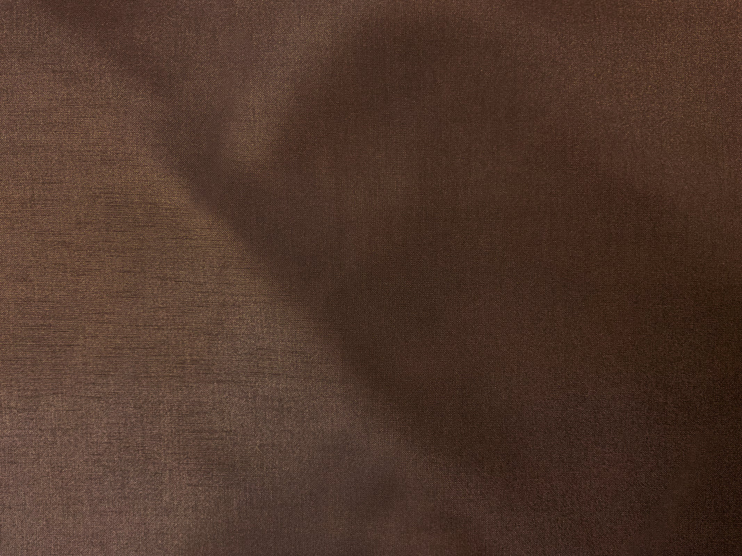 Dark Brown Poly China Silk Solid Lining Woven Fabric - Image 3