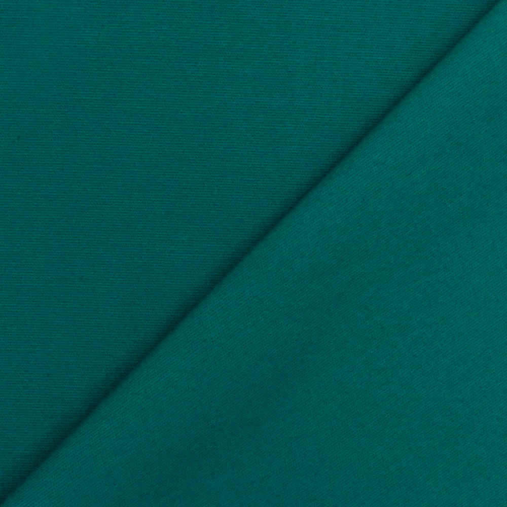 Dark Fantasy Green Solid Stretch Cotton Chino Twill Woven Fabric - Image 4