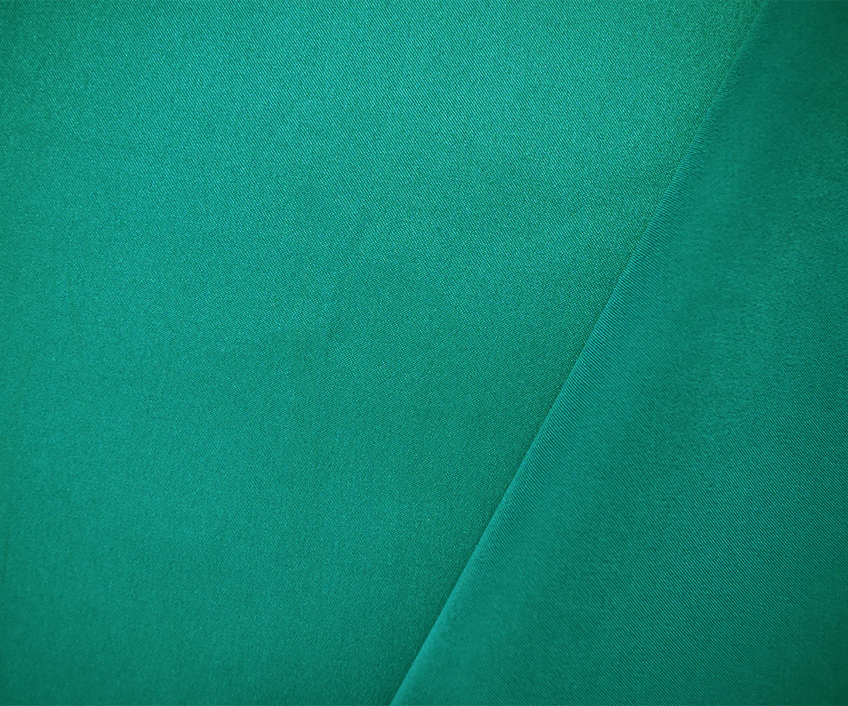 Dark Green Poly Stretch Spandex Lamour Solid Satin Woven Fabric - Image 2