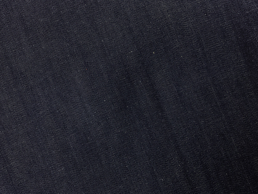 Dark Navy Blue 10 oz. Cotton Japanese Selvedge Denim Fabric - Image 2