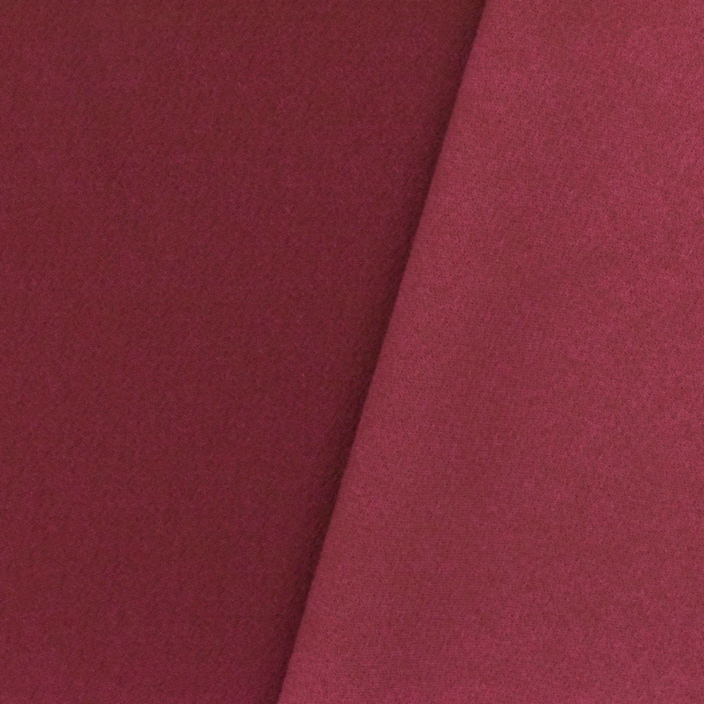 Dark Raspberry Texture Polyester Double Weave Crepe Momie Woven Fabric - Image 4