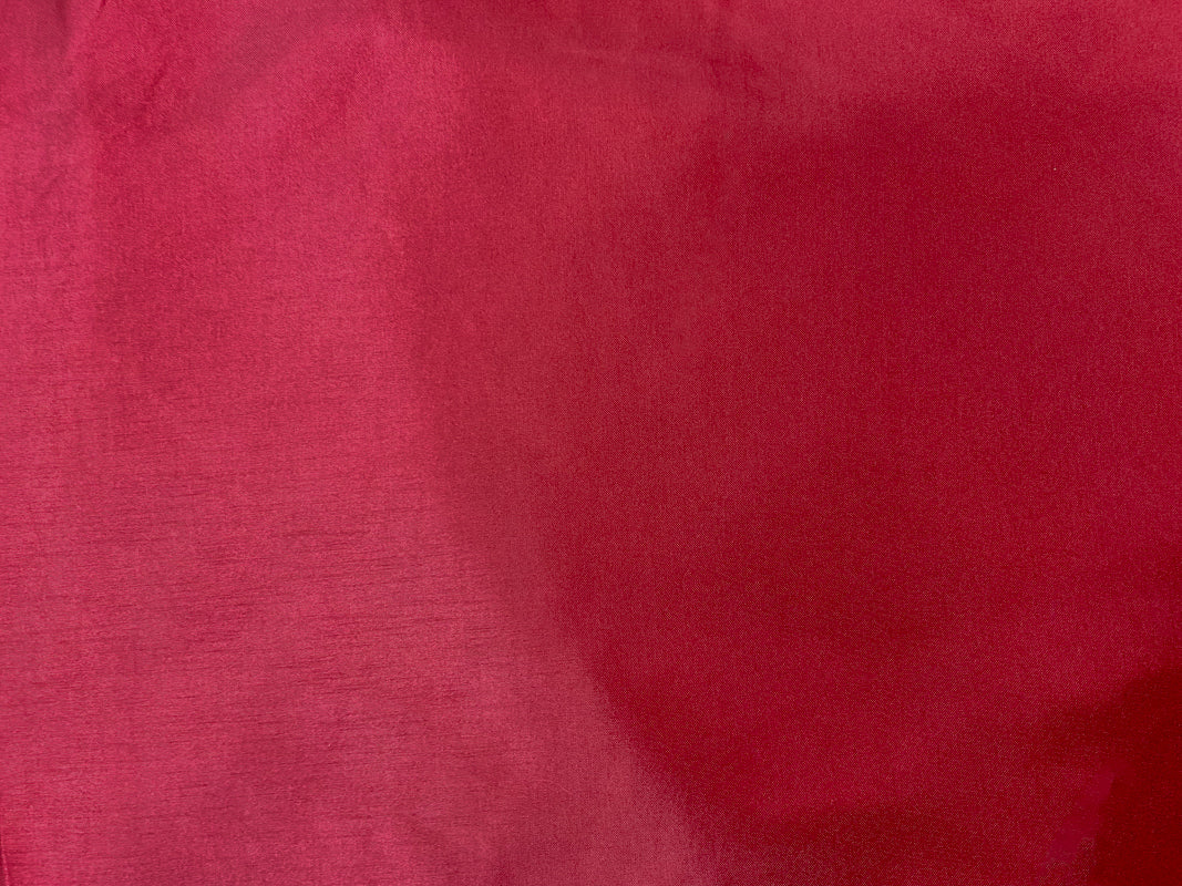 Dark Red Poly China Silk Solid Lining Woven Fabric - Image 3