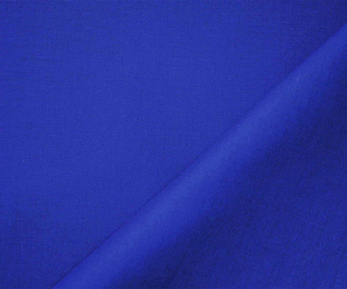 Dark Royal Blue Cotton Solid Quality Quilting Woven 10 YD Bolt Fabric - Image 2