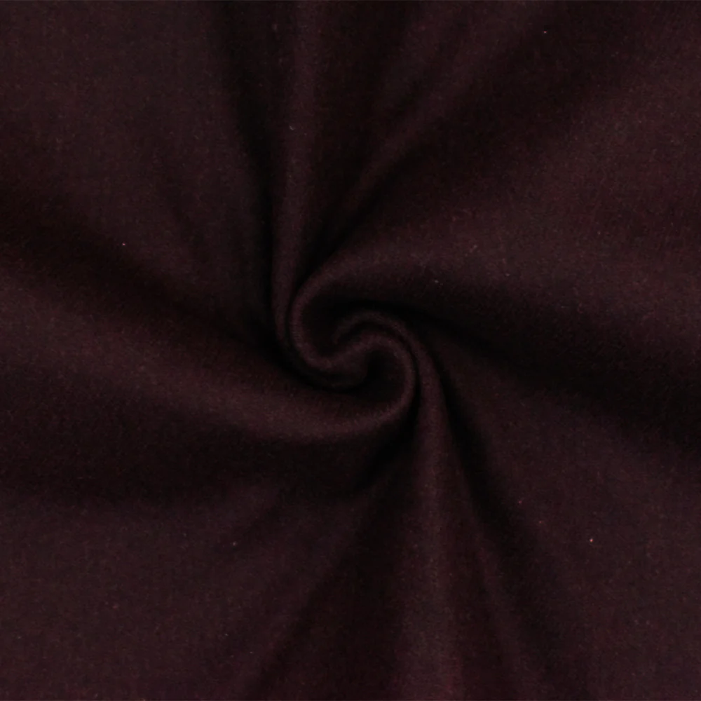 Dark Rust-Black Solid Bonded Double Sided Fabric - Image 3