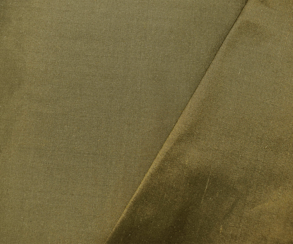 Deep Brown-Black Iridescent Dupioni Woven Fabric - Image 2