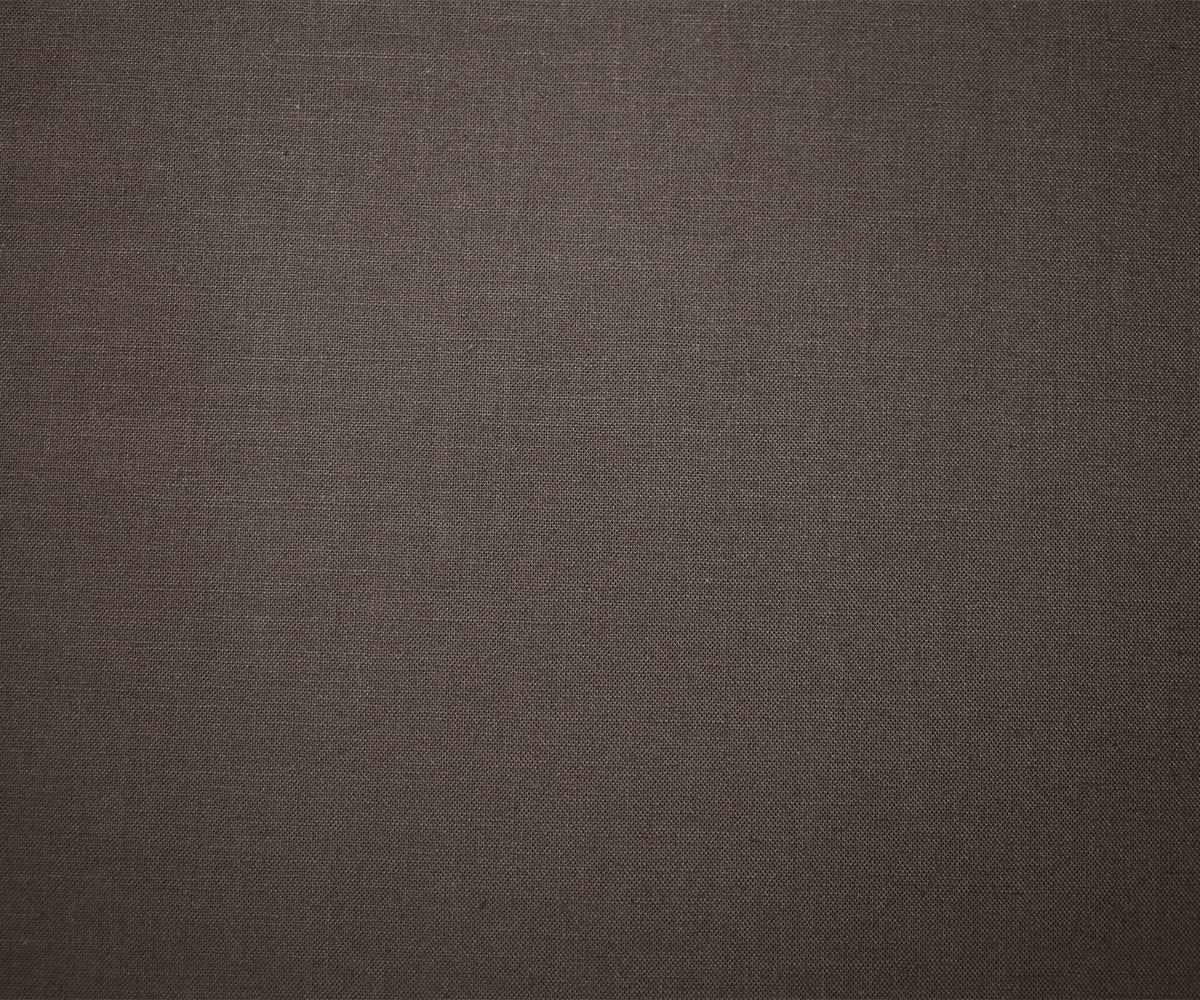 Deep Brown Cotton Solid Quality Quilting Woven Fabric - Image 3
