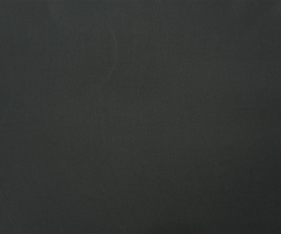 Deep Gray Silk Solid Georgette Woven Fabric - Image 4