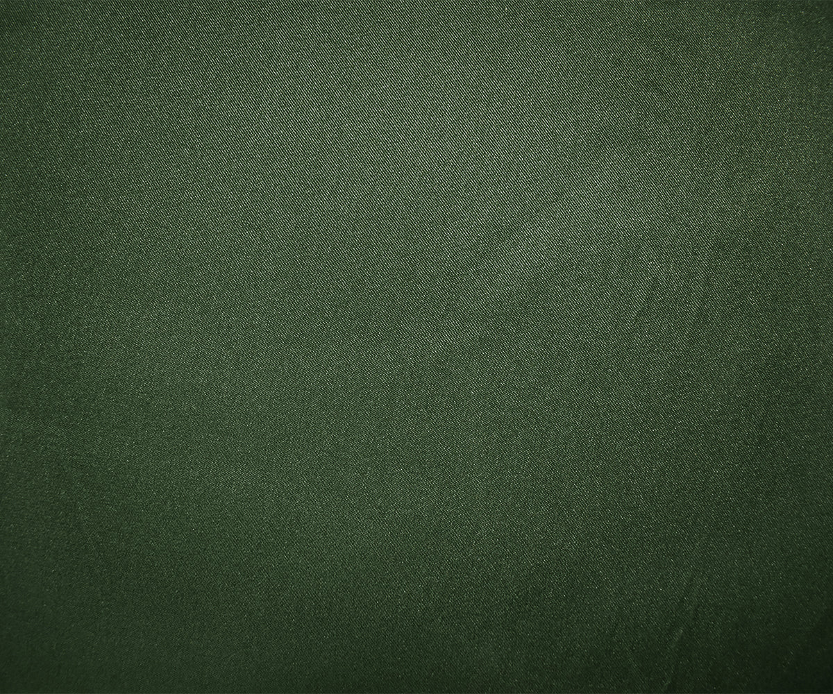 Deep Green Poly Stretch Spandex Lamour Solid Satin Woven Fabric - Image 4