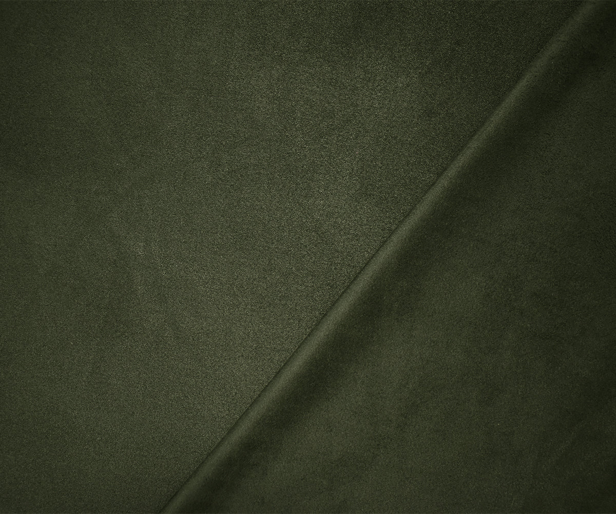 Deep Green Stretch Spandex Solid Microsuede Knit Fabric - Image 2