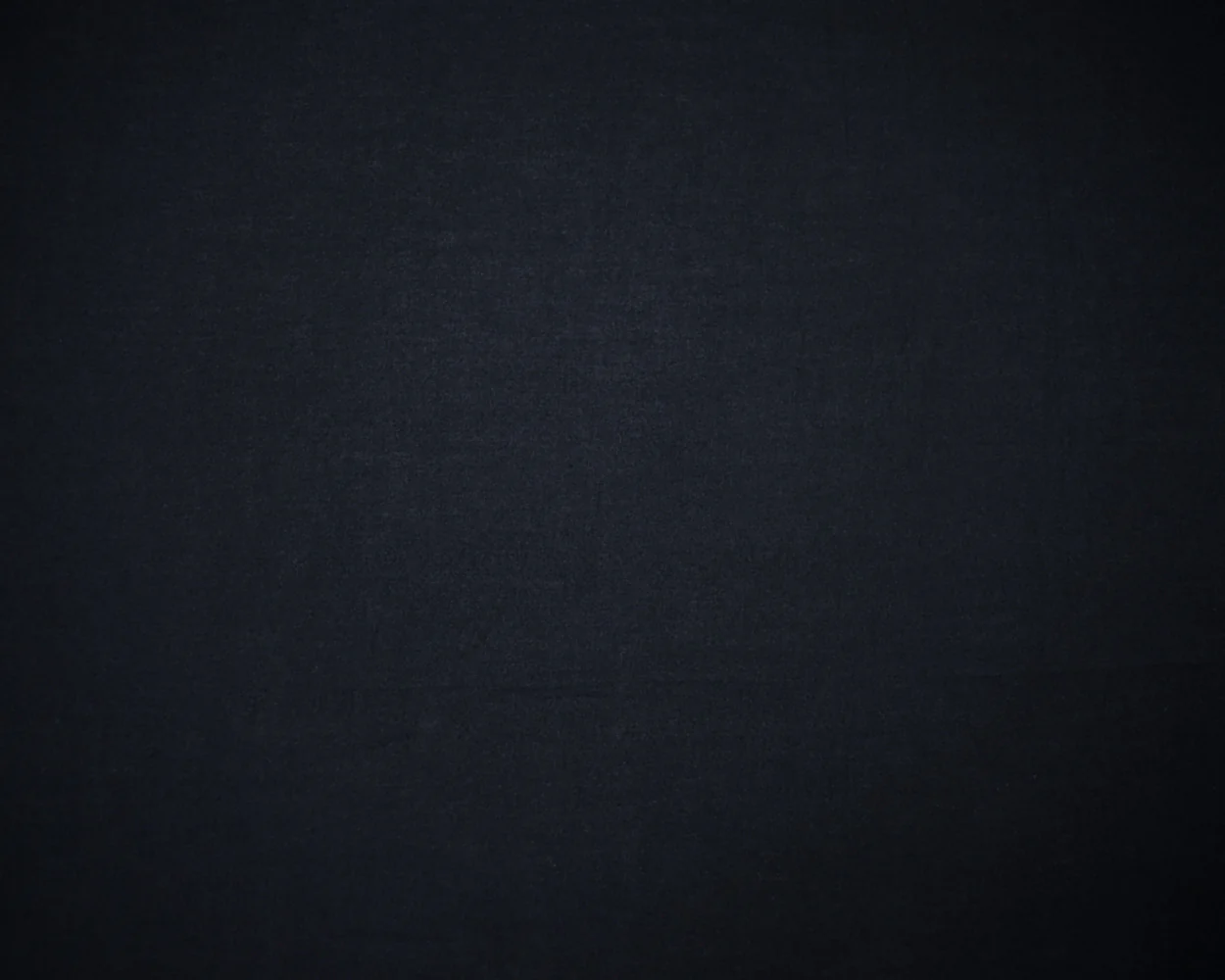 Deep Navy Blue Cotton Solid Voile Woven Fabric - Image 4
