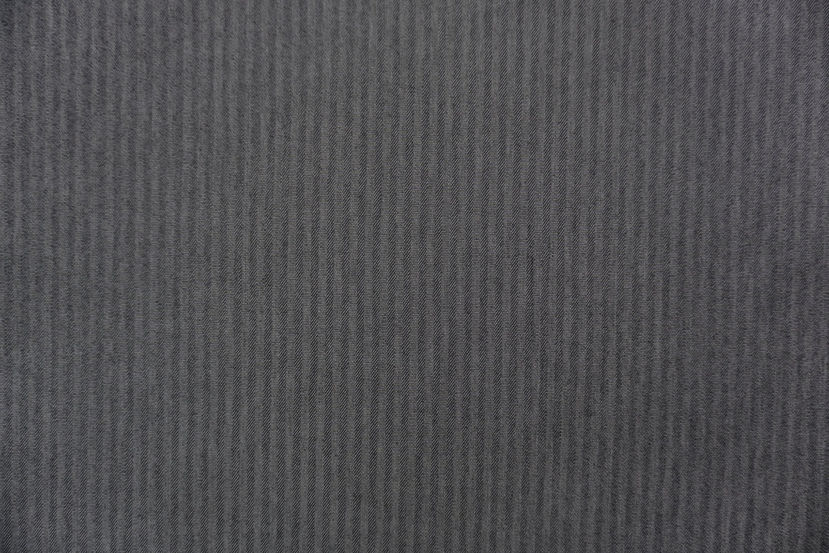 Deep Navy Famous Maker Cotton Poly Spandex Stripe Twill Fabric - Image 4