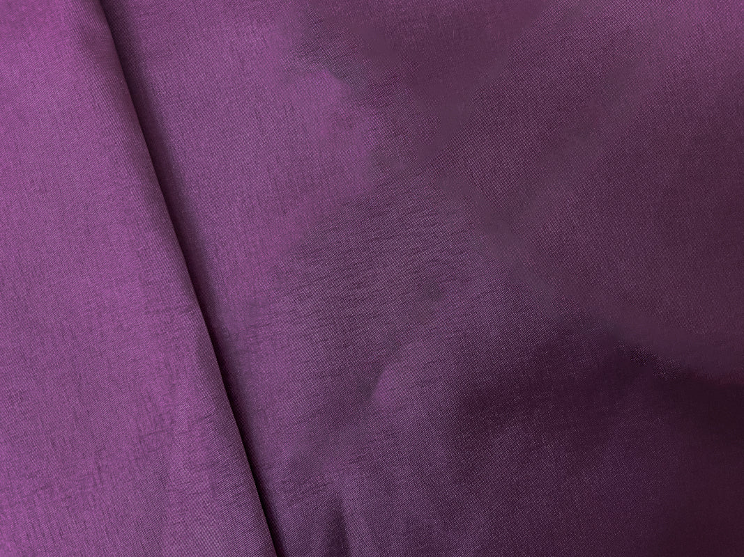 Deep Purple Poly China Silk Solid Lining Woven Fabric - Image 2
