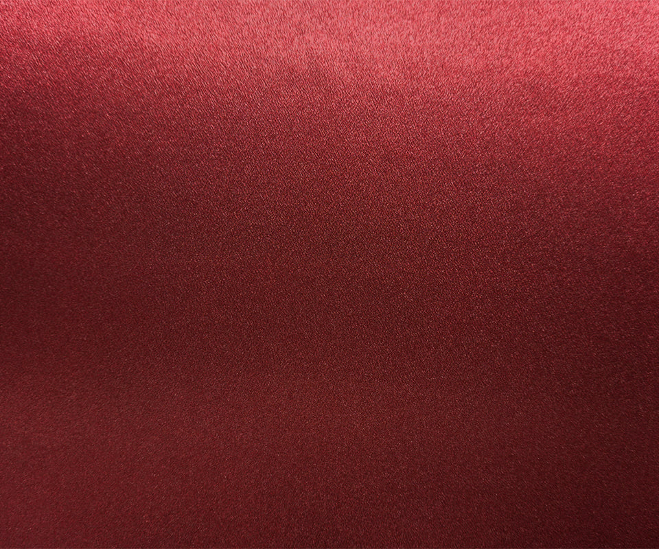 Deep Red Poly Crepe Back Satin Woven Fabric - Image 4