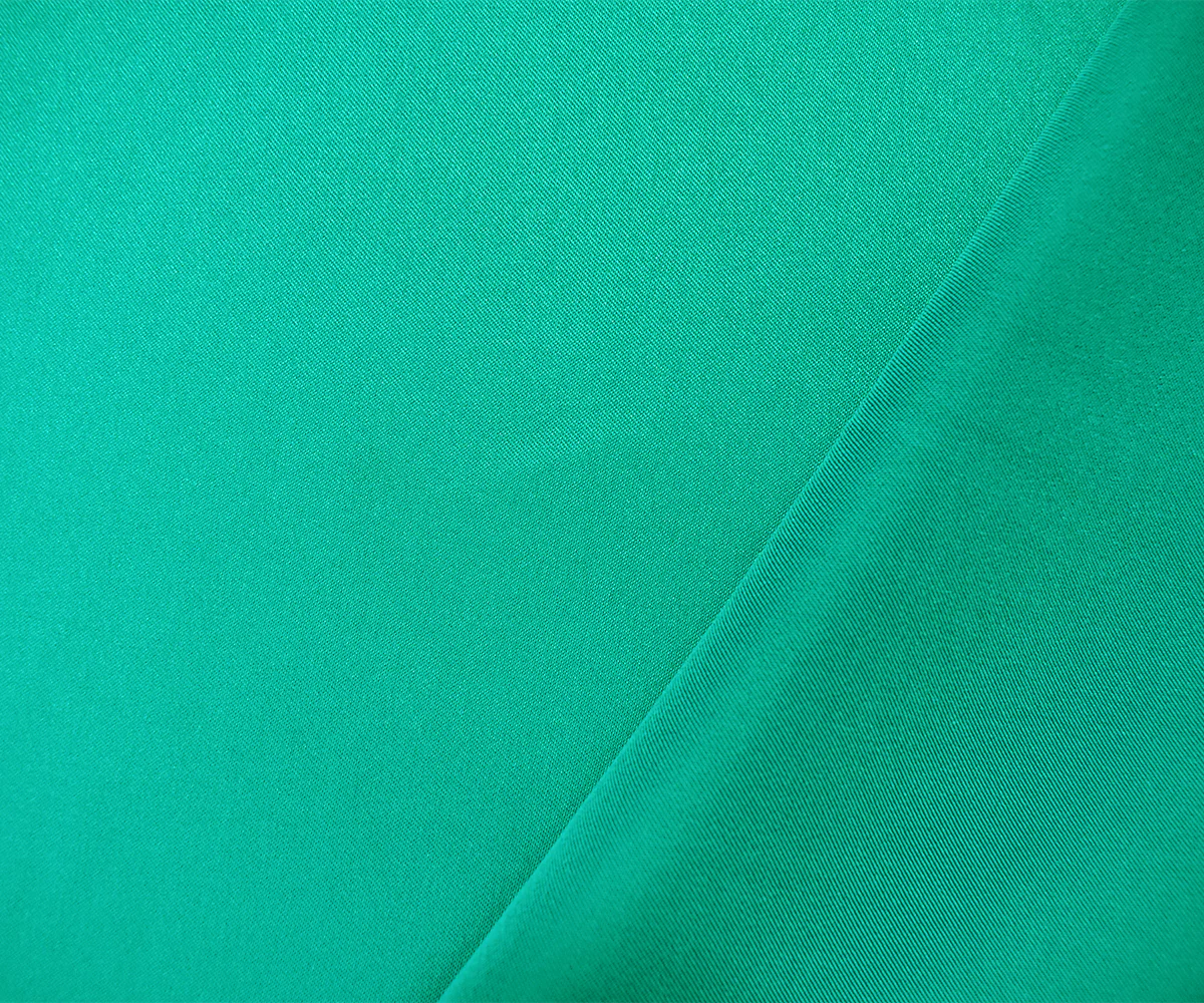Deep Teal Poly Stretch Spandex Lamour Solid Satin Woven Fabric - Image 2