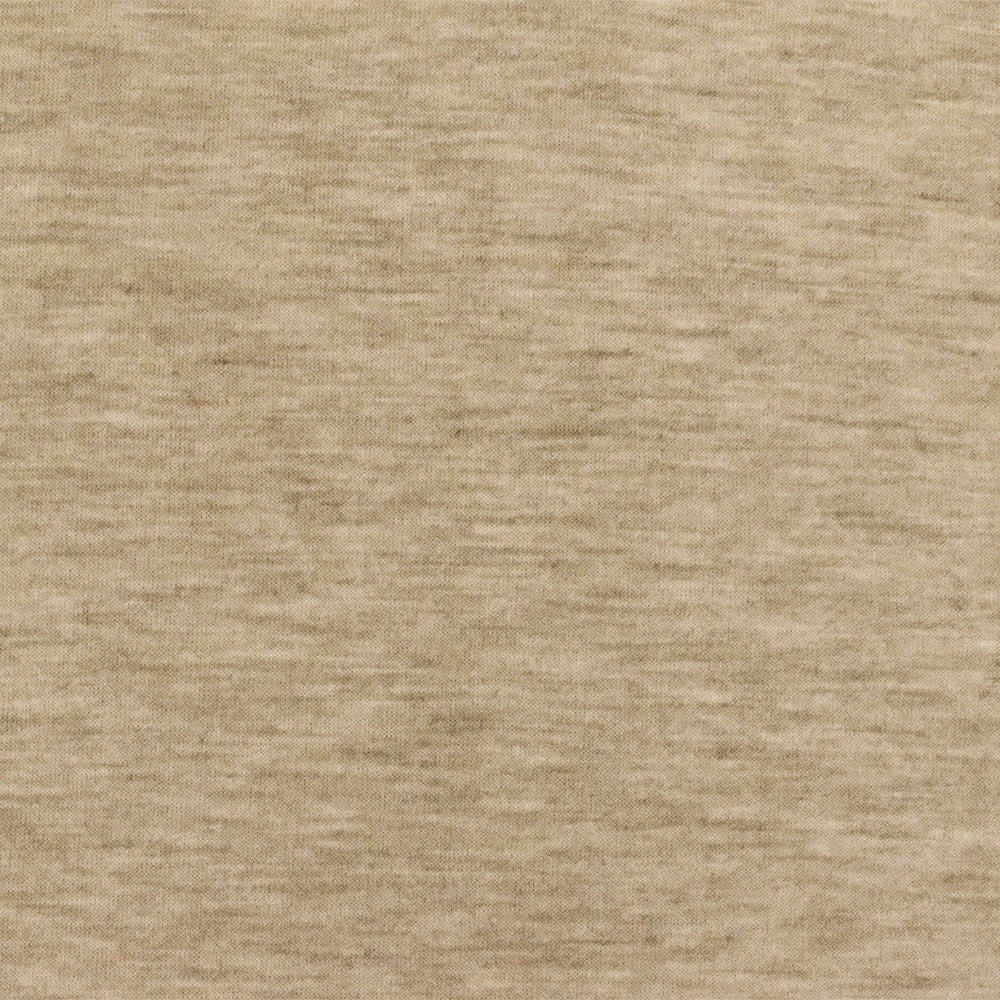 Desert Beige-Gray-Ivory Slub Stretch Jersey Knit Fabric - Image 3