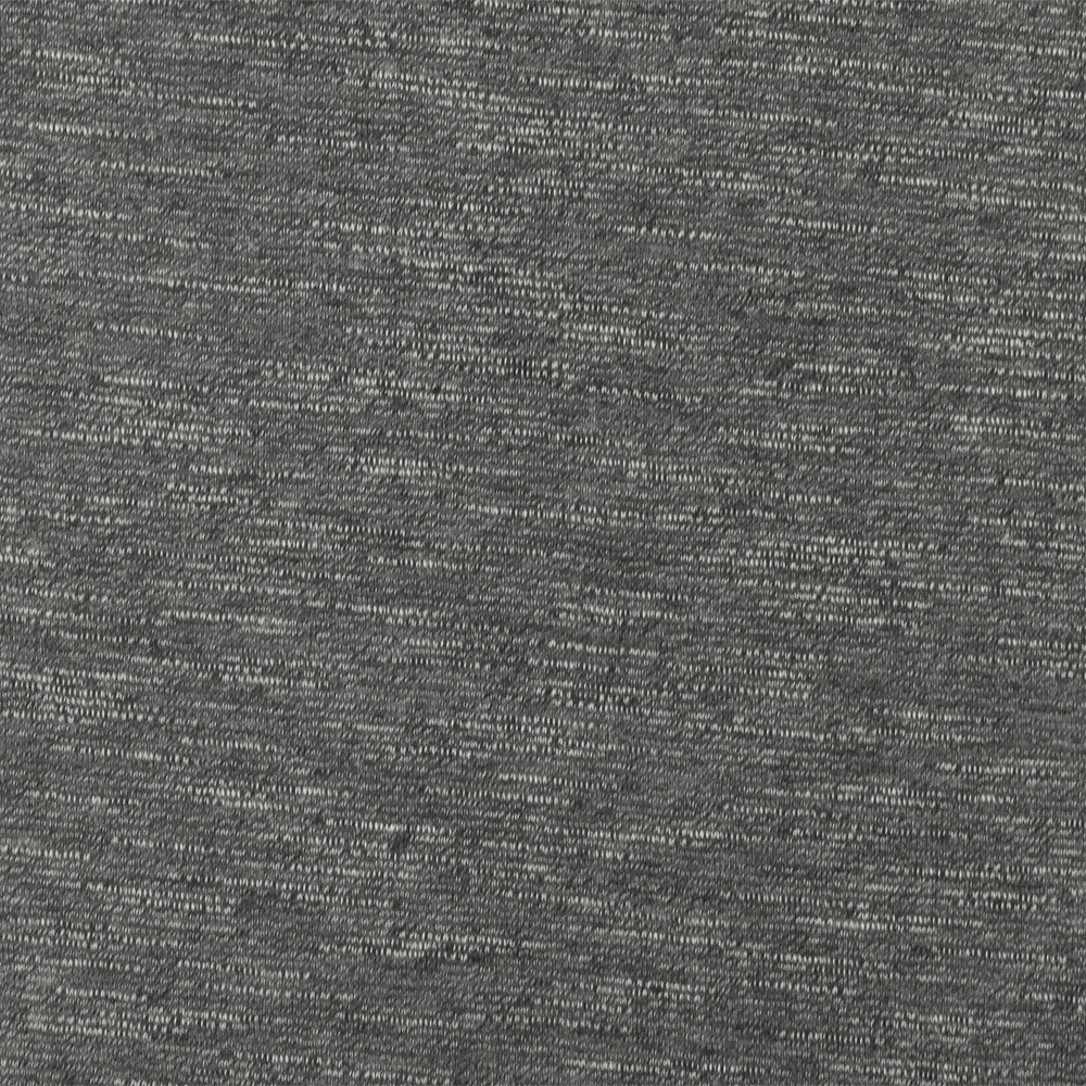 Dusty Gray-White Slub Stretch Jersey Knit Fabric - Image 3