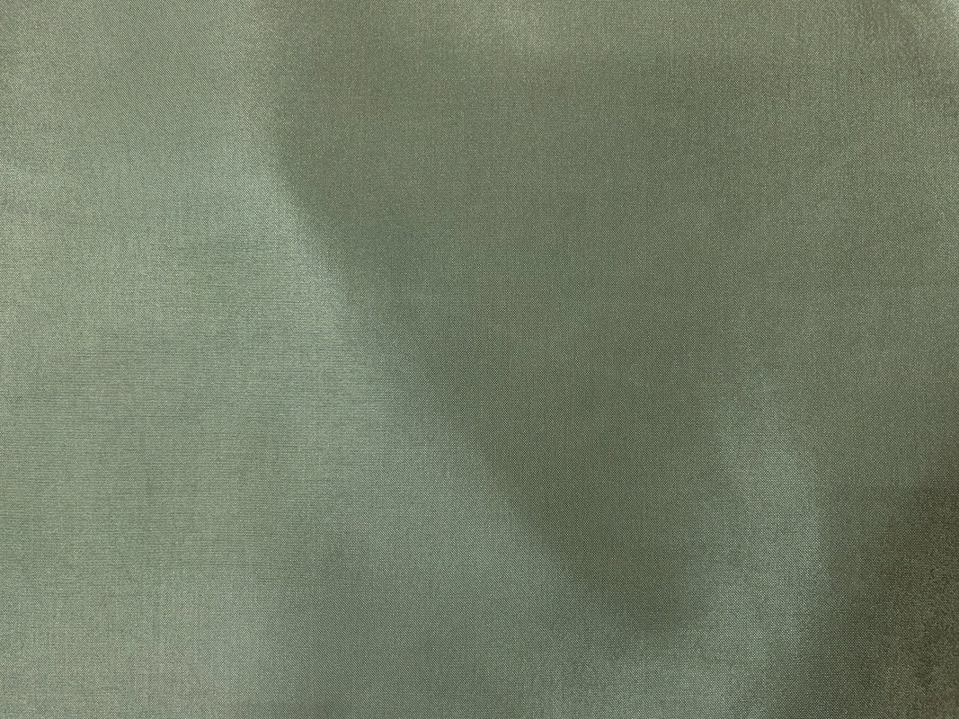 Dusty Green Poly China Silk Solid Lining Woven Fabric - Image 3