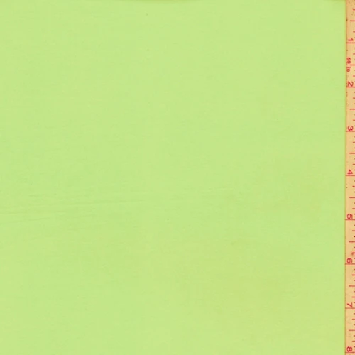 Electric Lime Double Brushed Jersey Knit Fabric