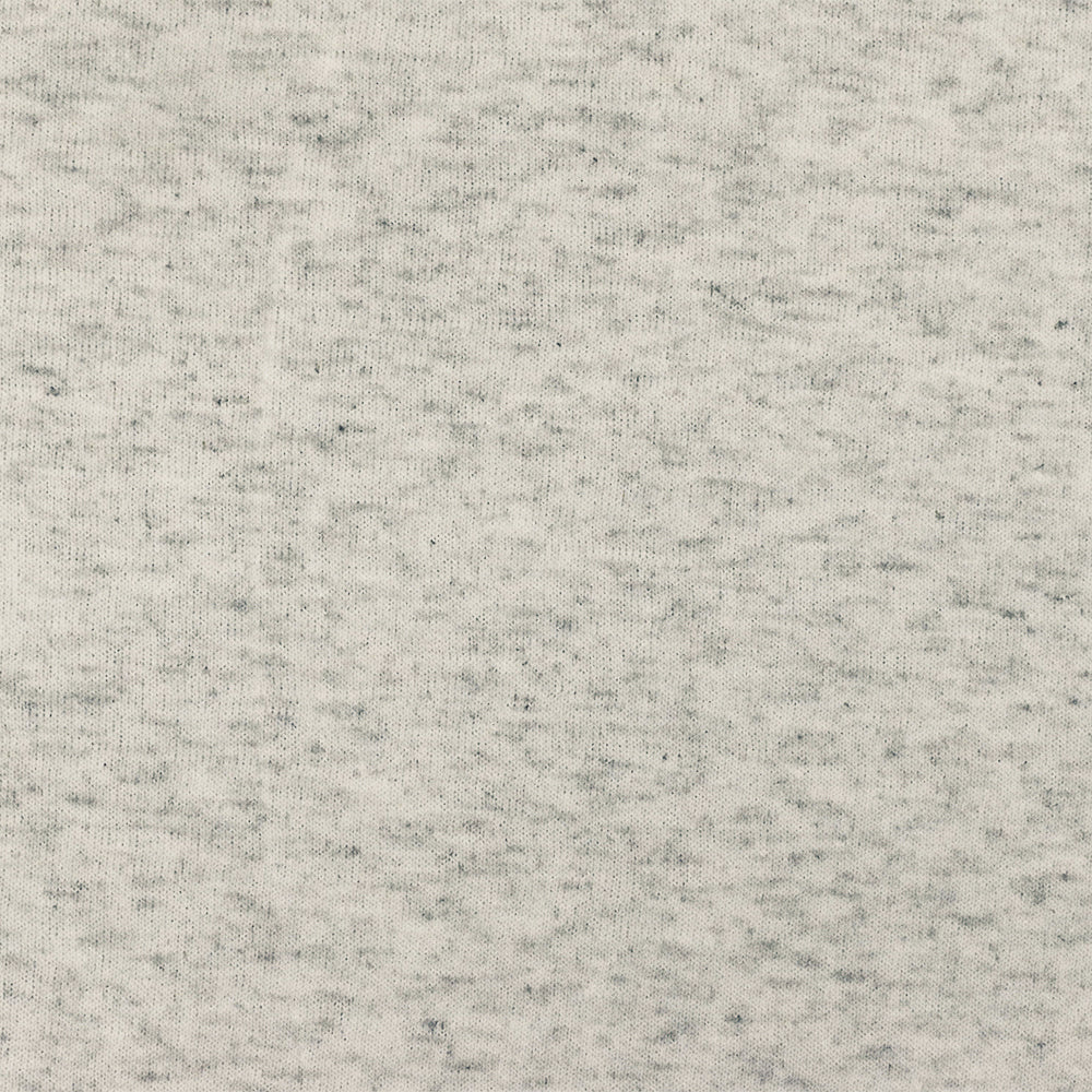 Faded White-Gray Slub Stretch Rayon Jersey Knit Fabric - Image 3