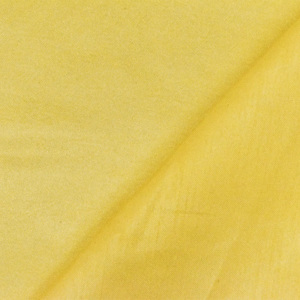 Fantasy Yellow Solid Poly Antique Satin Woven Fabric - Image 2