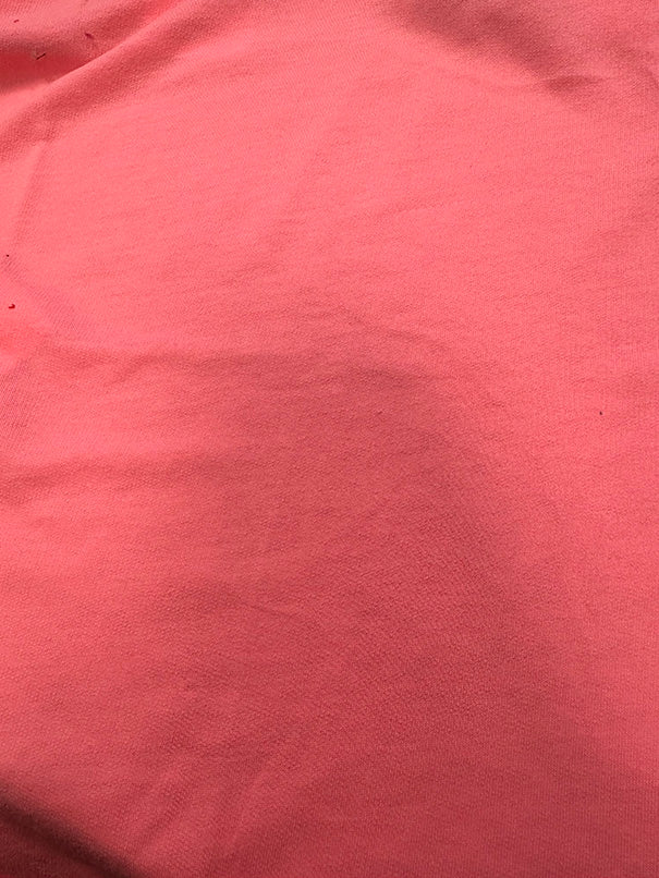 Flamingo Pink Terry Knit Fabric - Image 2