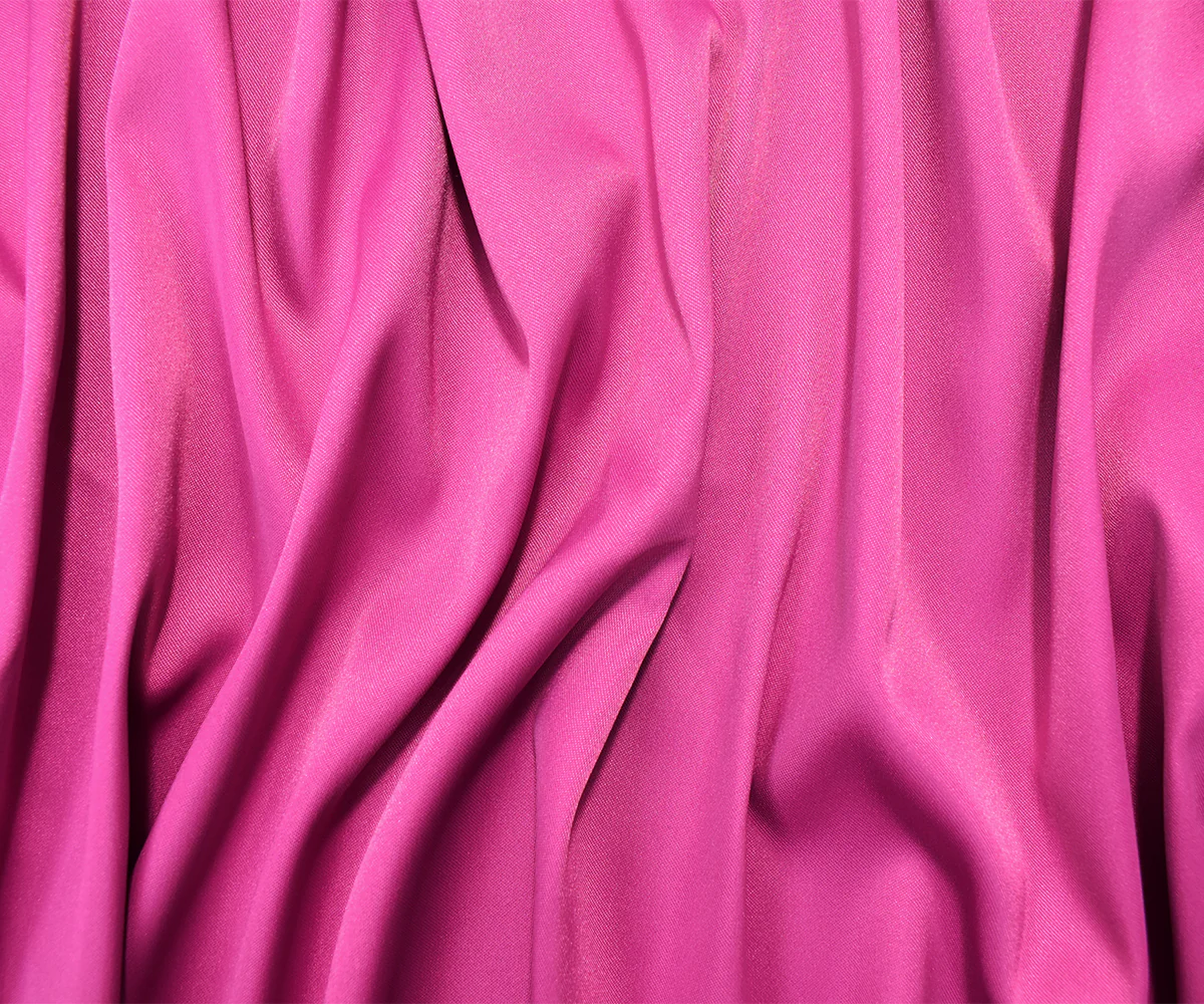 Fuchsia Pink Poly Stretch Spandex Lamour Solid Satin Woven Fabric - Image 3