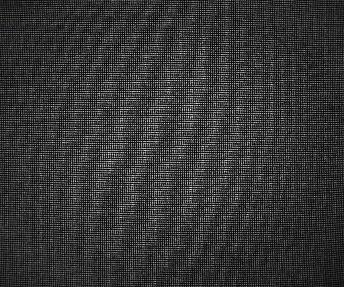 Gray-Black Poly Wool Spandex Stretch Stripe Double Sided Double Knit Fabric - Image 4