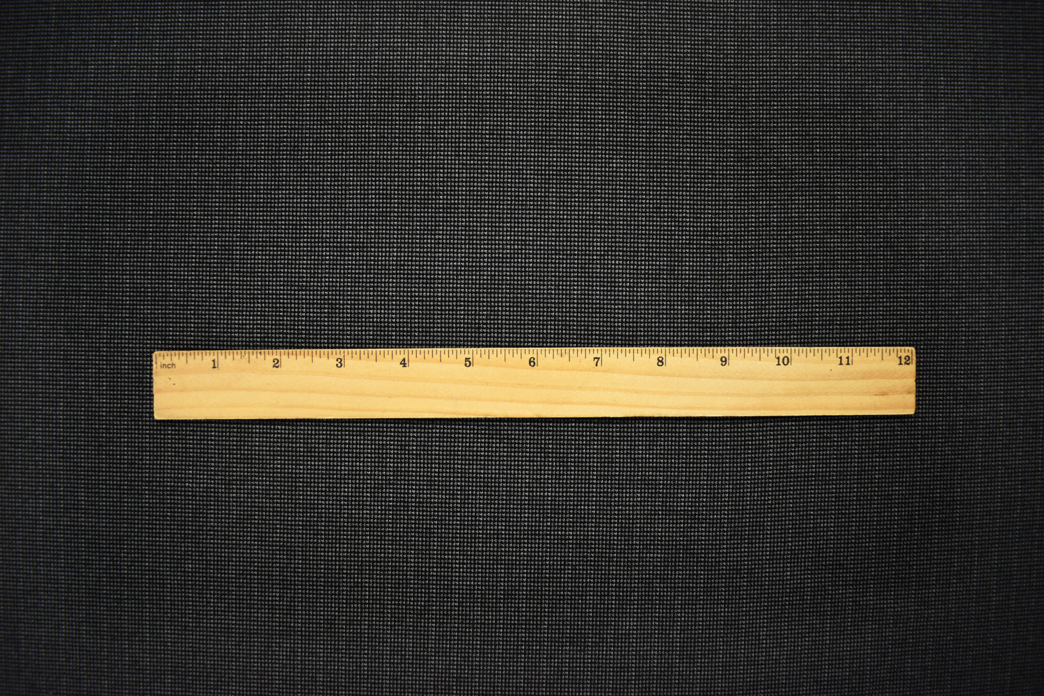 Gray-Black Poly Wool Spandex Stretch Stripe Double Sided Double Knit Fabric - Image 5