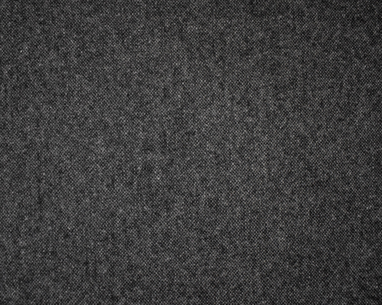Gray-Black Wool Poly Texture Double Brushed Plain Woven Jacketing Fabric - Image 4